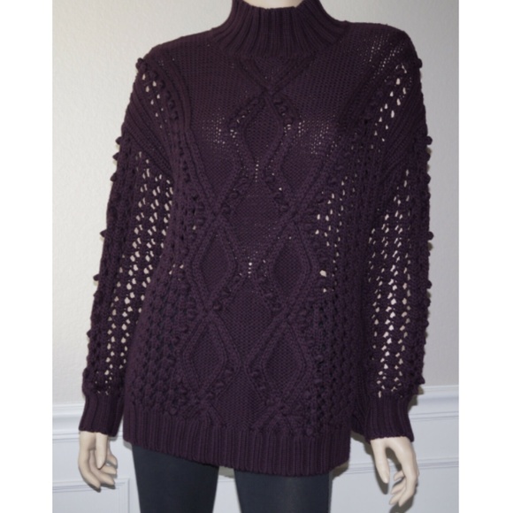 525 America Women's Mixed Knit Oversized Pullover - Picture 5 of 5